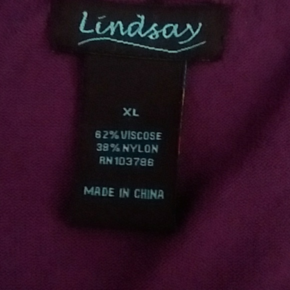 Lindsay Purple Long Sleeved Cropped Lightweight Cardigan Size XL - Picture 3 of 6
